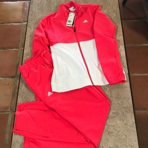 Adidas Track suit Sweat pants & jacket  NWT